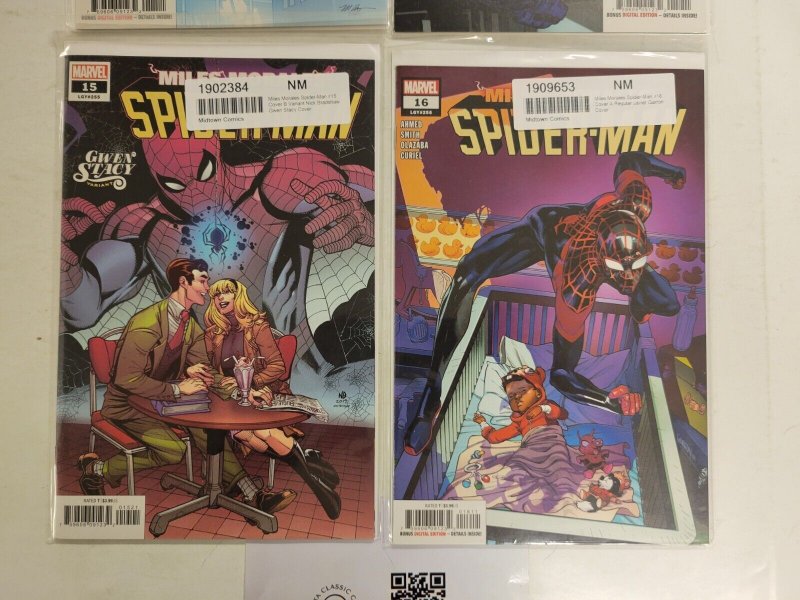 4 Miles Morales Spider-Man Marvel Comic Books #11 12 15 16 18 TJ43