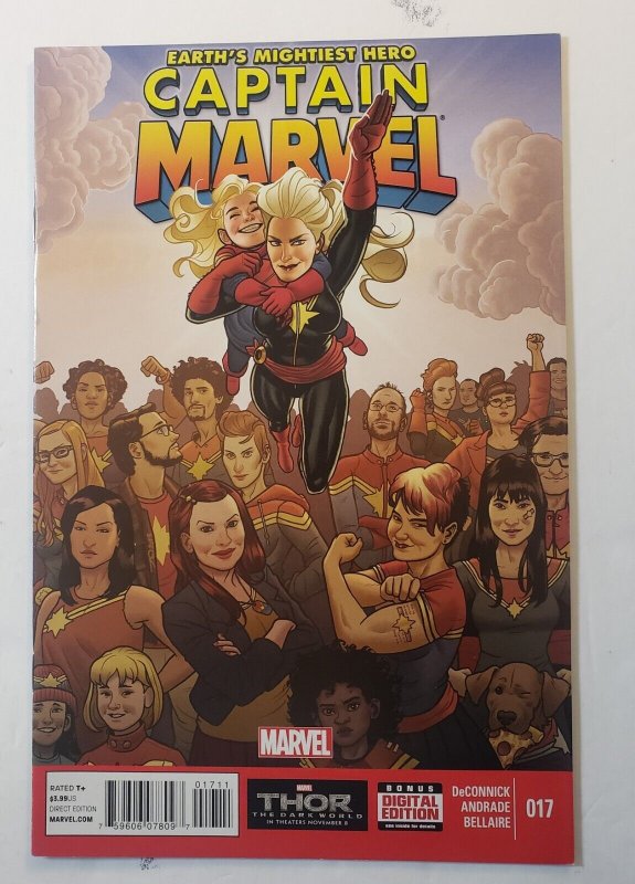 Captain Marvel #17 2nd Appearance Kamala Khan Key! Marvel Comics 2014 NM  