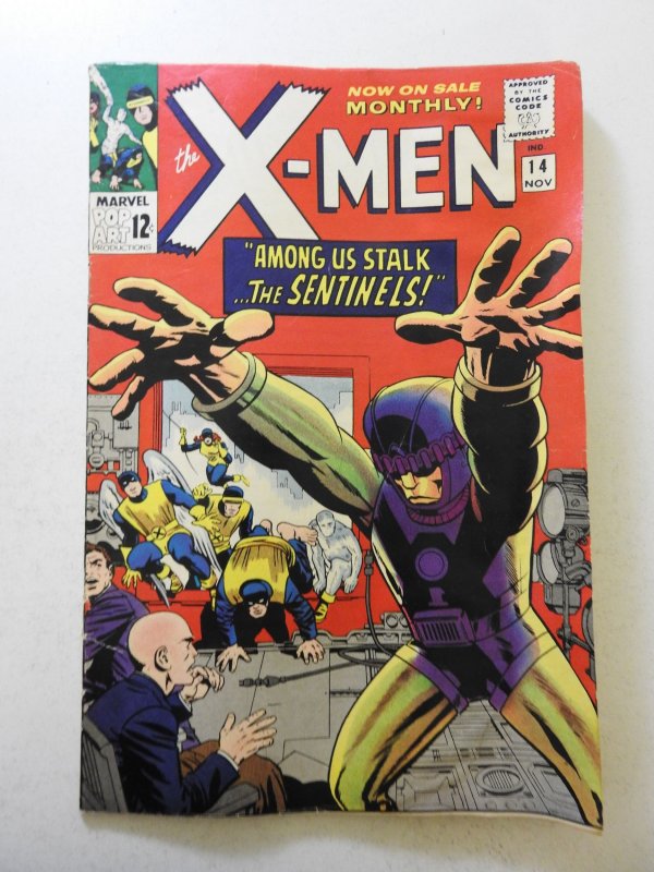 The X-Men #14 (1965) GD Condition moisture damage, bottom staple missing