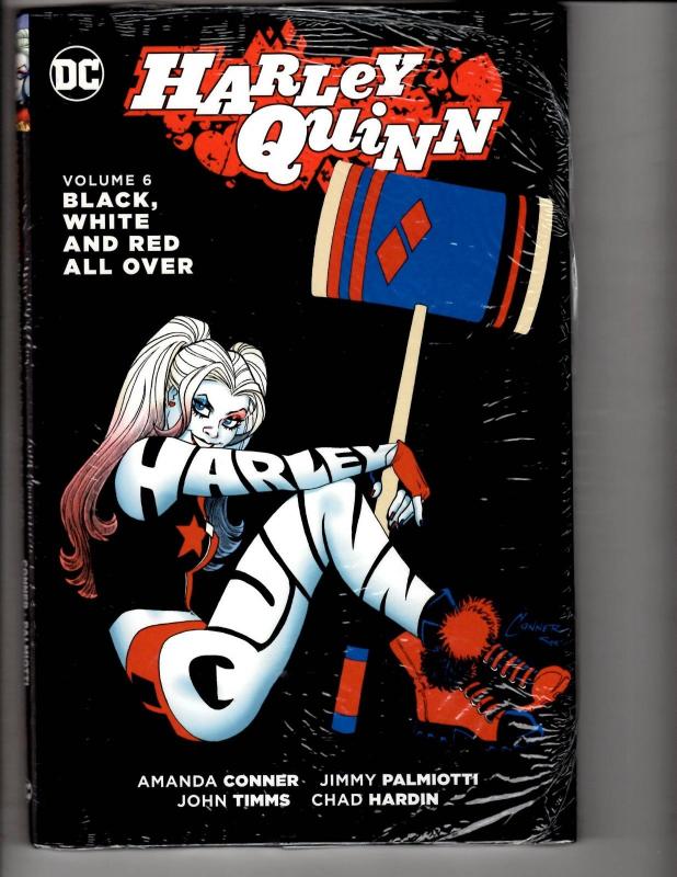 Harley Quinn Vol. # 6 Black White Red DC HARDCOVER SEALED Graphic Novel J296