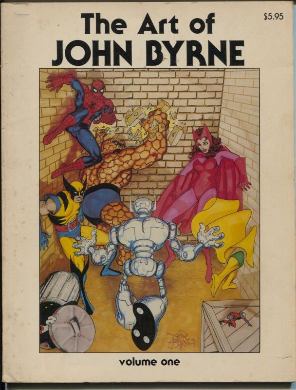 Art of John Byrne #1 1980-1st issue-art-interview-checklist-VG+