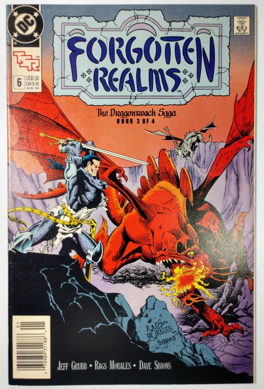 Forgotten Realms #6 (7.0, 1990) NEWSSTAND