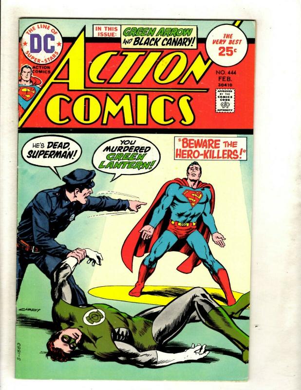 Lot Of 6 Action Comics Feat. Superman # 443 444 445 446 447 448 Batman Flash GK5