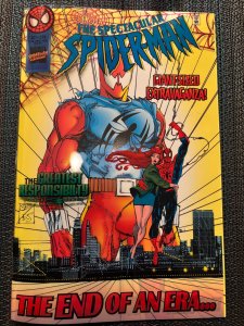 The Spectacular Spider-Man #229 Direct Edition - Acetate Wraparound Cover (1995)