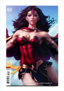 Wonder Woman #65 - Variant Cover Signed by Stanley Artgerm Lau (9.2 OB ) 2019