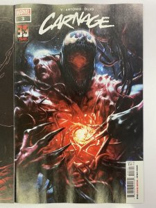 CARNAGE #3 2022 CVR A + 1:25 LIM VARIANT MARVEL COMICS NM IN-HAND SHIPS NOW!