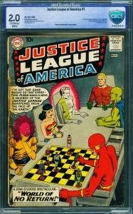 JUSTICE LEAGUE OF AMERICA #1-CBCS 2.0-First issue-DC Key comic book