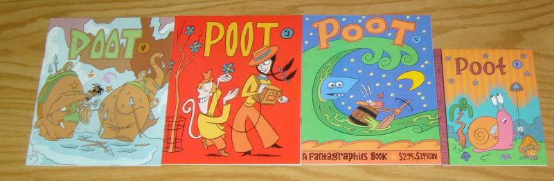 Poot #1-4 VF/NM complete series - fantagraphics - walt holcombe set lot 2 3