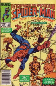 Spectacular Spider-Man, The #83 (Newsstand) FN ; Marvel | Black Cat Bill Mantlo