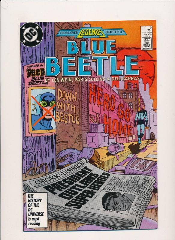 DC Comics BLUE BEETLE lot #4,5,9,10,12,20,21 ('86-87) ~ VF/N (PF198) 7 Comics