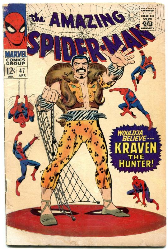 AMAZING SPIDER-MAN #47 1967-MARVEL COMICS SILVER-AGE- G/VG