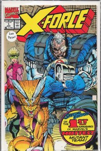 X-Force #1 Second Print Cover (1991) X-Force