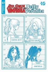 Red Sonja & Vampirella Meet Betty & Veronica #7 1:7 Braga Tint Variant EB106