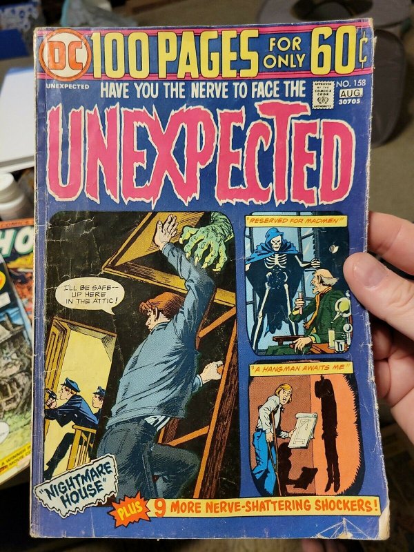 UNEXPECTED #158 AUG 1974 FINE- 5.5 DC COMICS 100 PAGE GIANT