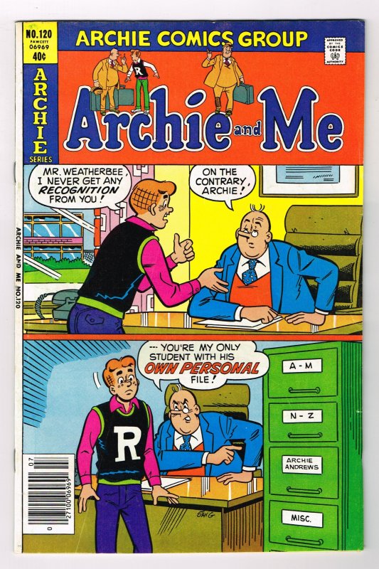 Archie and Me #120 (1980)   Archie Comic 40Cent Comic