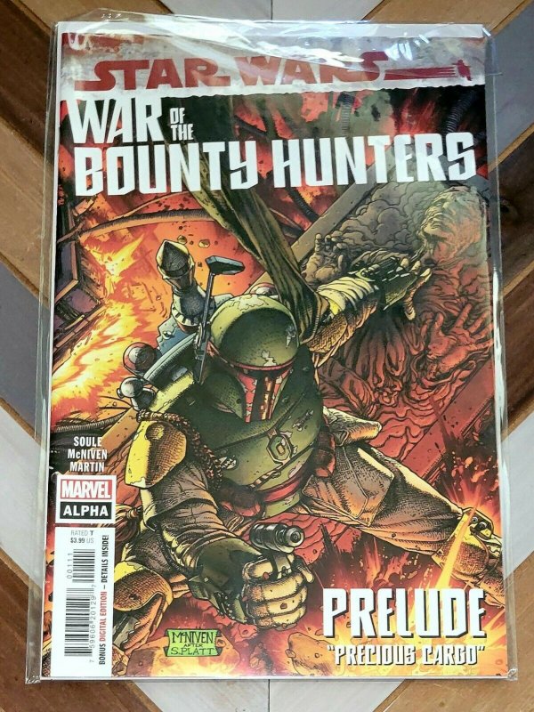 STAR WARS: War of Bounty Hunters #Alpha (Marvel 2021) NM 1st app Doc Ragon, WOBH 