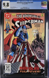 Adventures of Superman #479 (6/91) Graded CGC 9.8