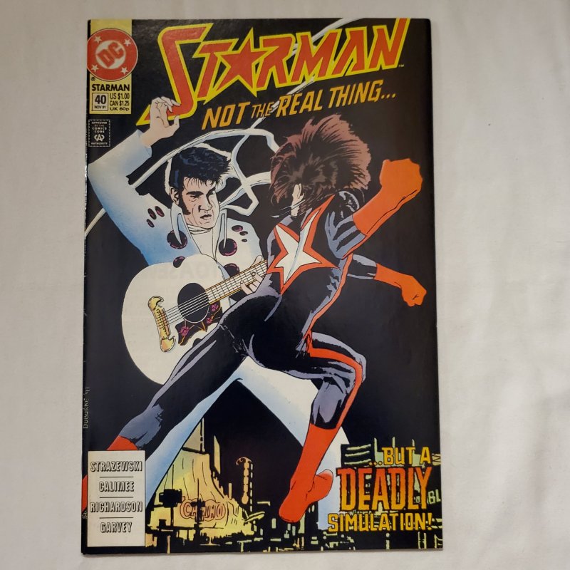 Starman 40 Very Fine- Cover by Randy DuBurke