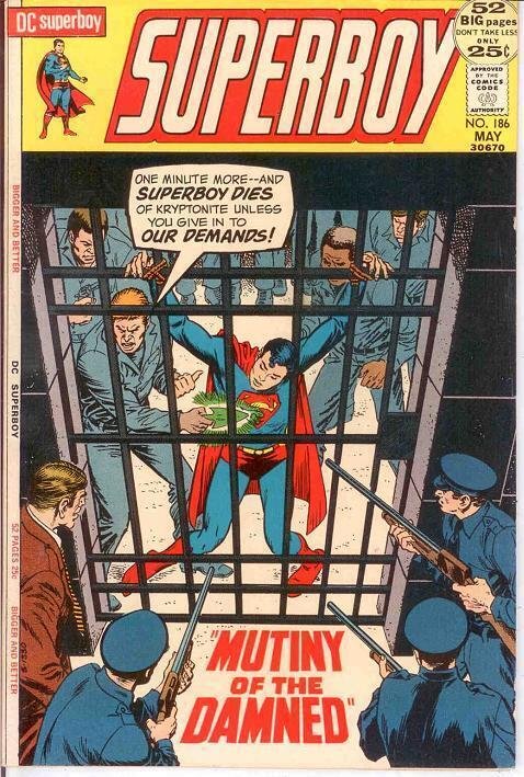 SUPERBOY 186 VF+   May 1972 -Page-Giant  May 1972 COMICS BOOK