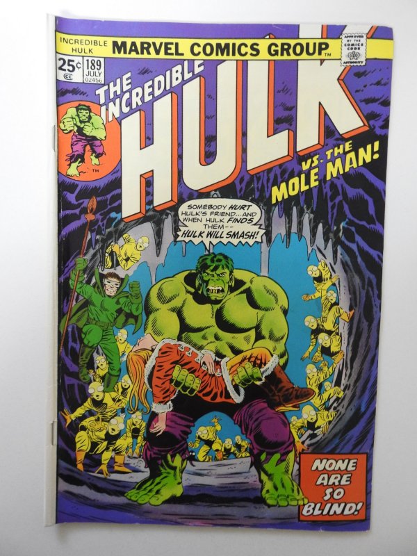 The Incredible Hulk #189 (1975) VG+ Condition