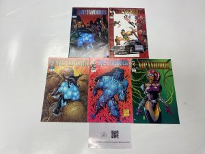 5 Wetworks IMAGE comic books #11 12 13 14 15 34 LP1