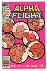 Alpha Flight #12 John Byrne Newsstand VF