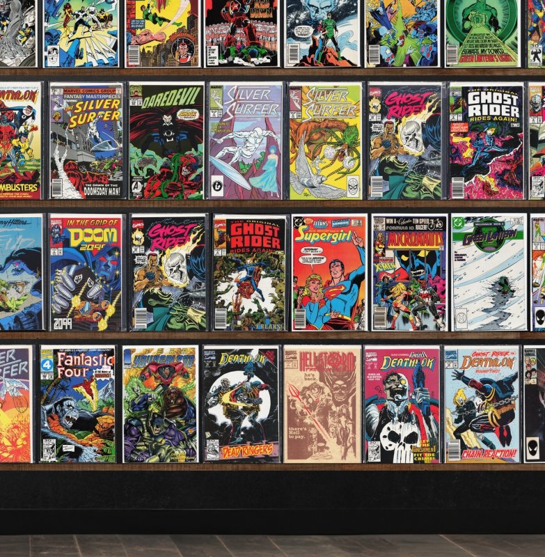 Huge Lot 150+ Comics with Green Lantern, Ghost Rider, Deathlok & More!