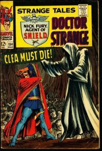 STRANGE TALES #154-DOCTOR STRANGE/NICK FURY-STERANKO VG