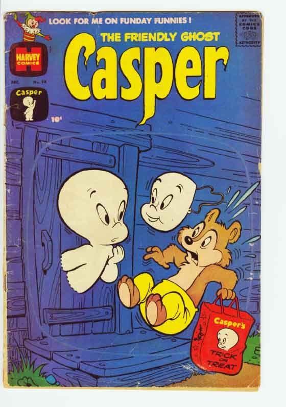 CASPER-FRIENDLY GHOST-#28-HALLOWEEEN COVER VG-