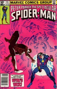 Spectacular Spider-Man, The #55 (Newsstand) FN ; Marvel | Frank Miller Nitro