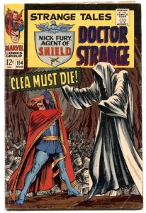 Strange Tales #154 1967-Dr Strange- Nick Fury- STERANKO VG