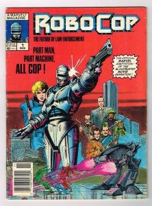 RoboCop #1  (1987)  Marvel 1st Appearance of Robocop - RARE NEWSSTAND Copy