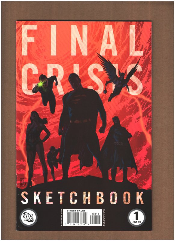 Final Crisis Sketchbook #1 DC Comics 2008 Superman Batman VF 8.0