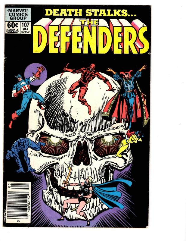 6 The Defenders Marvel Comic Books # 106 107 108 109 110 111 Daredevil BH34