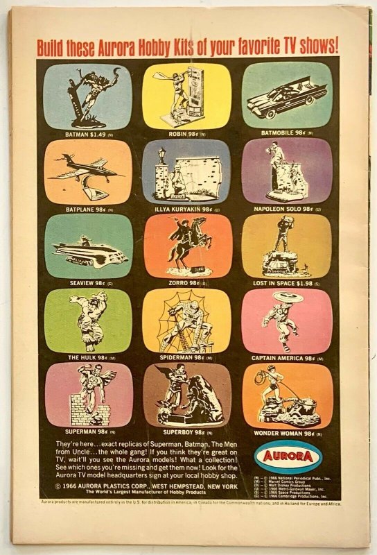 Thor #138 1st appearance of Orikal