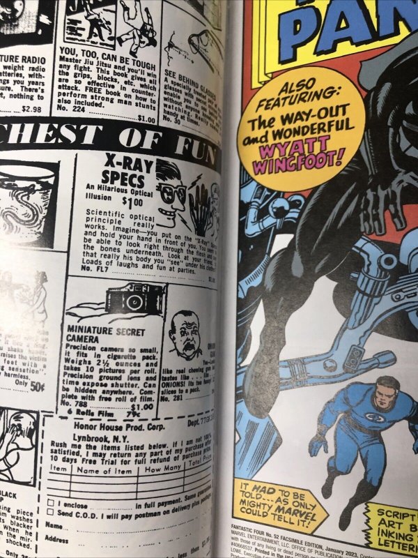 Fantastic Four (2023) # 52 (VF/NM) • Facsimile Edition • Marvel Comics •Stan Lee