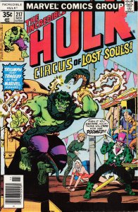 The Incredible Hulk #217 (1977) Hulk