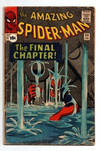 Amazing Spider-man #33 - Ditko - 1966 - GD/VG