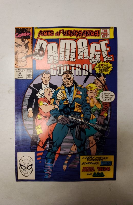 Damage Control #4 (1990) NM Marvel Comic Book J724