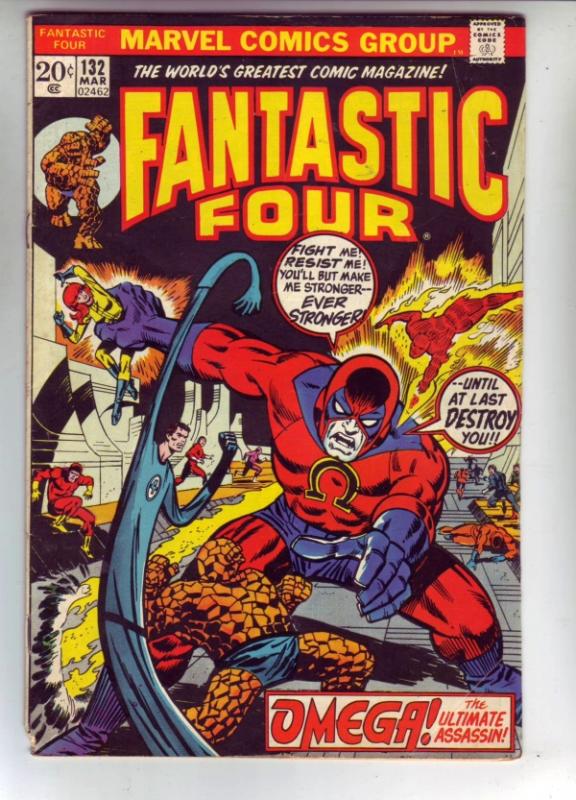 Fantastic Four #132 (Mar-73) FN Mid-Grade Fantastic Four, Mr. Fantastic (Reed...