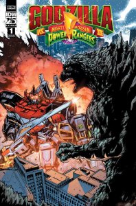 Godzilla vs. The Mighty Morphin Power Rangers II #1 - 1 in 10 Prasetya Variant