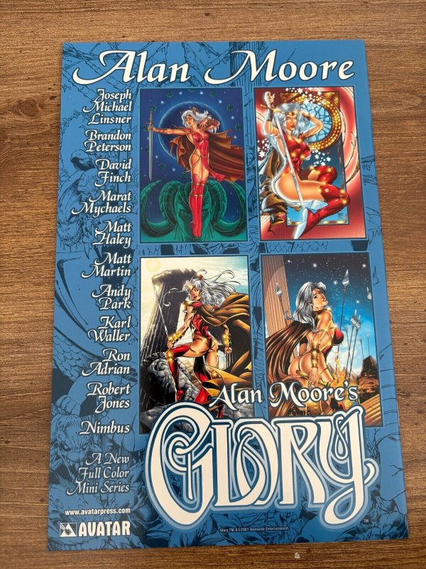 Alan Moore's Glory # 1 NM Preview Avatar Press Comic Book 1st Print 23 J286