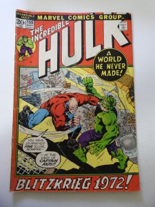 The Incredible Hulk #155 (1972) VG Condition moisture stains