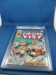 IRON FIST 14 CGC 9.4 FIRST SABRETOOTH 1977 MARVEL