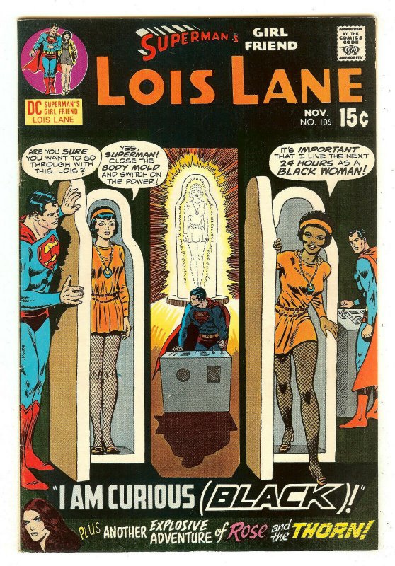 Superman's Girlfriend Lois Lane 106   I am curious (Black) story