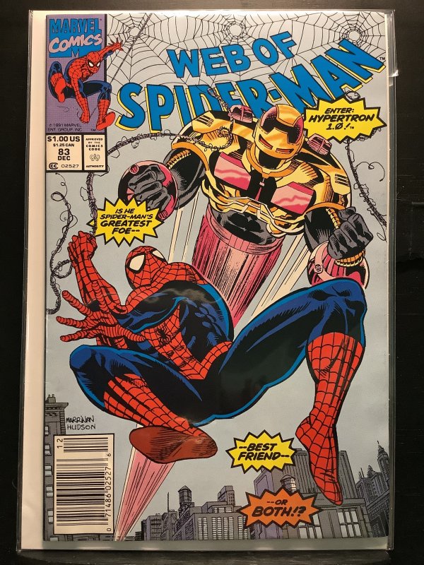 Web of Spider-Man #83 Newsstand Edition (1991)