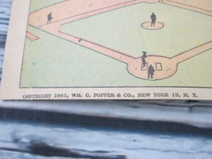 1961 Finer Points of Baseball For Everyone How to Play The Outfield Comic Book