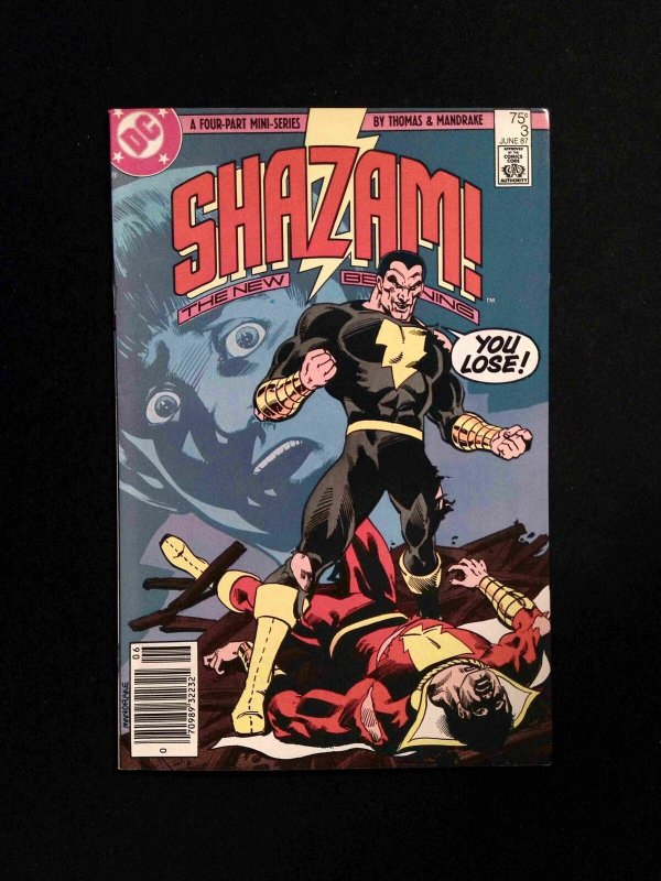 Shazam The New Beginning #3  DC Comics 1987 VF+ Newsstand