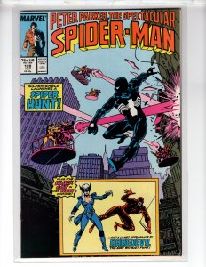 The Spectacular Spider-Man #128 (1987) [CR300-NSC•BN#9]