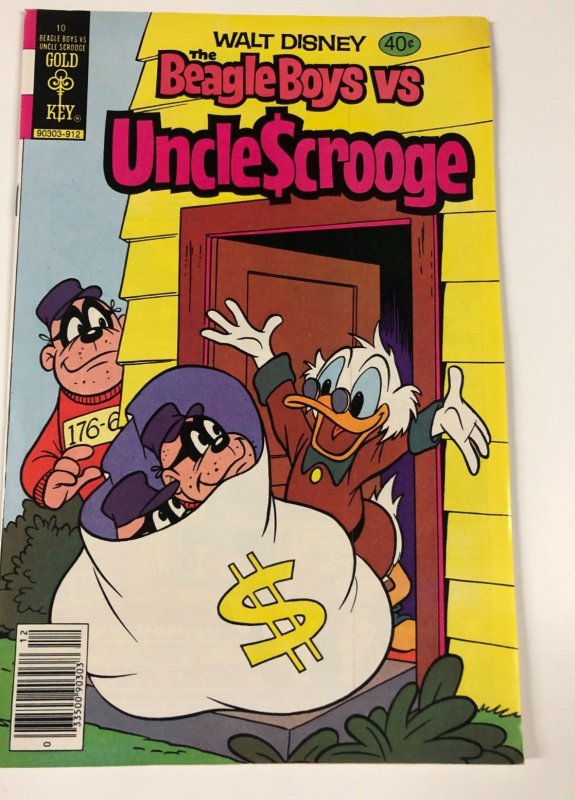 BEAGLE BOYS  vs UNCLE SCROOGE 10 VG-F  (December 1979 Gold Key) Walt Disney